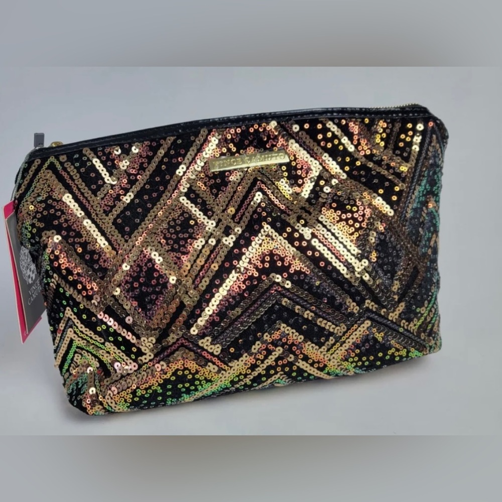 Vince Camuto Iridescent Sequin Clutch Bag